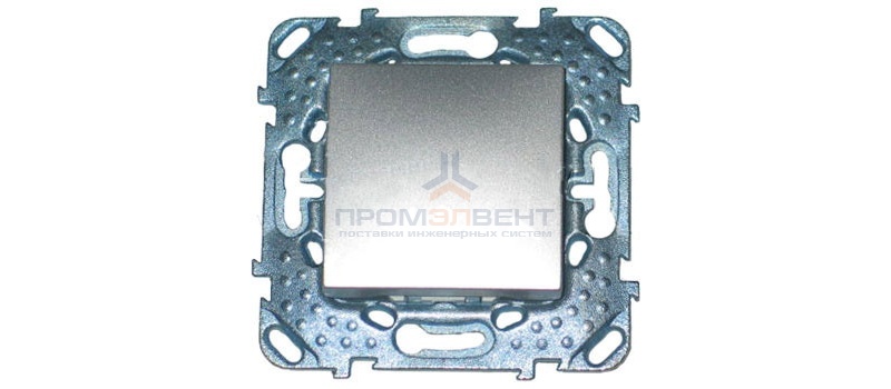 Одноклавишный переключатель   SE Unica Top, алюминий