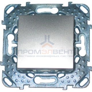 Одноклавишный переключатель   SE Unica Top, алюминий