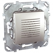 Звонок дверной  70db/1m  SE Unica Top, алюминий