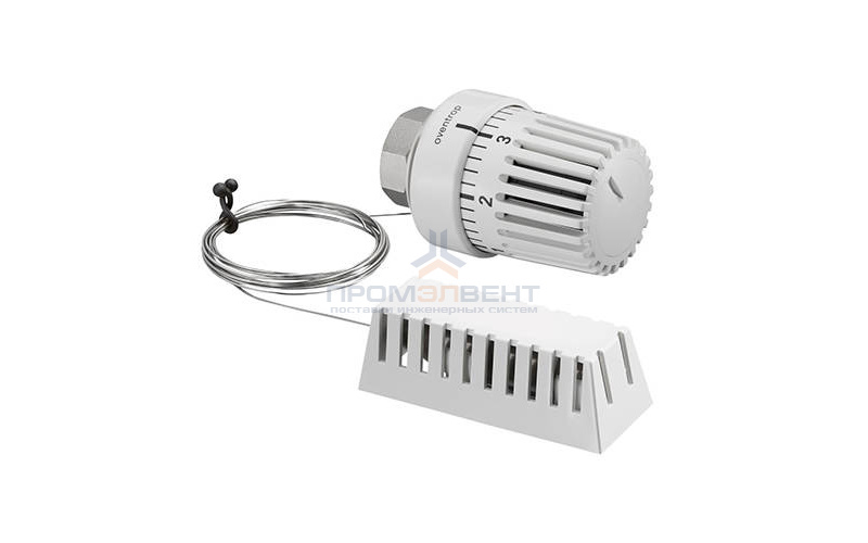 Головка термостатическая Oventrop Uni LH - M30x1.5 (8-38°C, с выносным датчиком 2 м., цвет  белый)