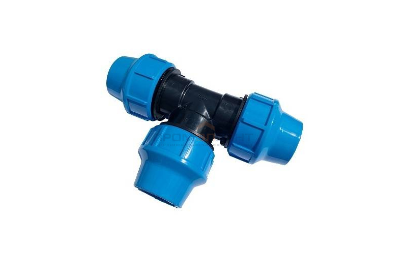 Тройник ДЖИЛЕКС - 40 (винтовой, для труб ПНД)