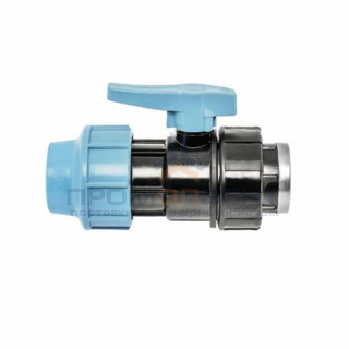 Кран шаровой с переходом на внутреннюю резьбу UNIDELTA 1071 - 40 x 1"1/4 (винтовой, для труб ПНД)