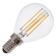 Лампа филаментная светодиодная шарик FL-LED Filament  G45 6W 3000К 220V 600lm E14 теплый свет