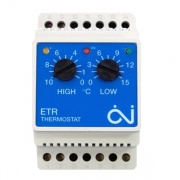 Терморегулятор OJ Electronics ETR/F-1447A на DIN-рейку с датчиком ETF-744/99