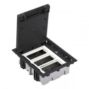 Люк Simon SF370-14 на 3 S-модуля (6 модулей 45х45мм), 170х210мм, глубина 70-100мм, графит