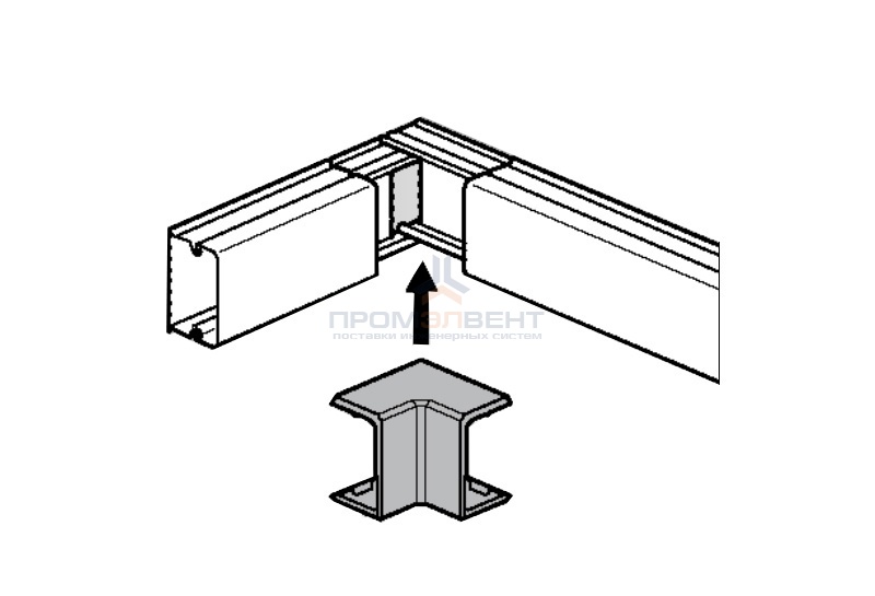 Внутренний угол 40x16мм Legrand METRA