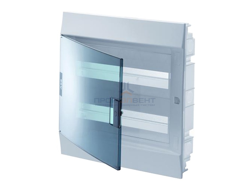 Бокс в нишу ABB Mistral41 24М зеленая дверь без клеммного блока