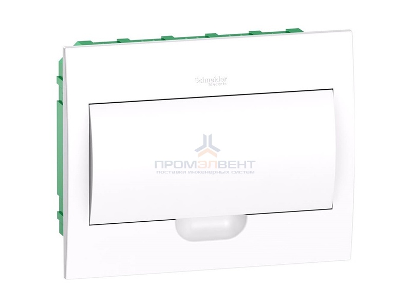 Бокс встраиваемый Schneider Electric Easy9 на 12 модулей с белой дверью с клемниками N+PE
