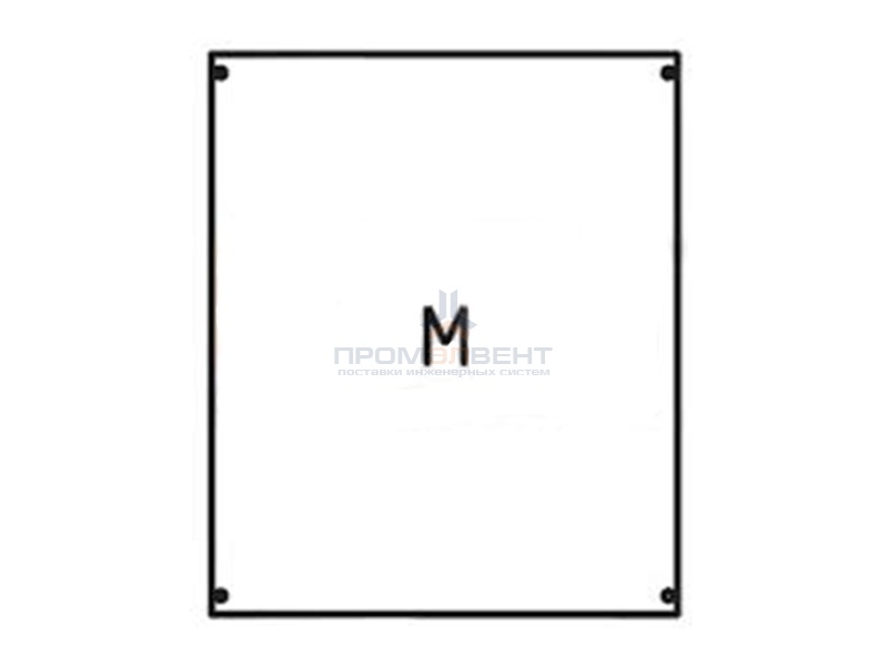 Панель с монтажной платой 2ряда/4 рейки