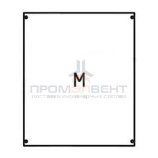 Панель с монтажной платой 2ряда/4 рейки