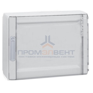 Шкаф Legrand XL3 125 накладной на 18 модулей с шинами N+PE с белой дверью