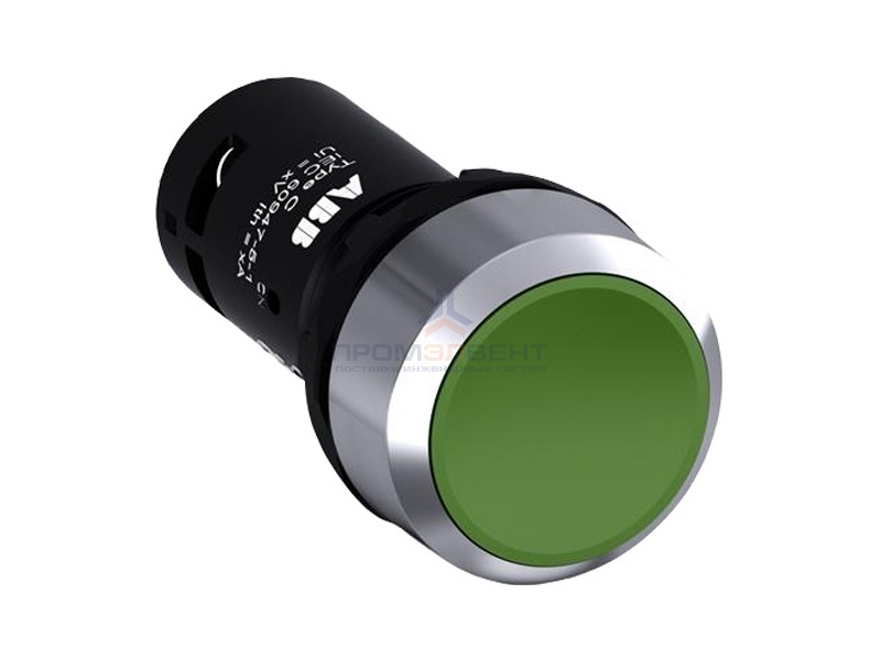 Кнопка ABB CP1-30G-10 зеленая без фиксации 1HO